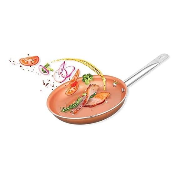 XYT 12" Non-Stick Ceramic-Infused Copper Cookware