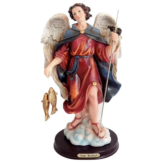 XYT 8 Inch Religious Figure Saint Raphael