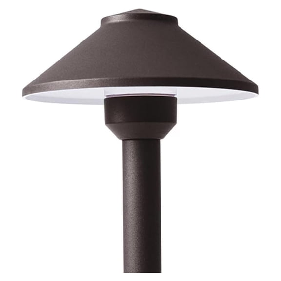 XYT Light Fixture 15" Riser Aluminum Housing Bronze Finish Includes 2.5W 2700K T3 LED Bulb 180 Lumens Outdoor Landscape Lighting