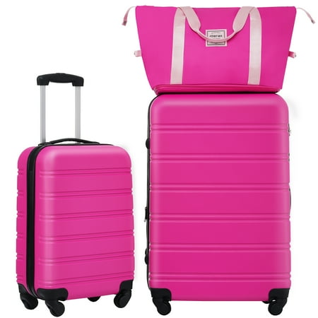 XYTRES Hardshell Luggage Sets 2Pcs + Bag Suitcase with TSA Lock Lightweight 20” + 28”