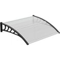 thumbnail image 1 of XYTREW Window Awning Door Canopy Exterior, 40" x 80" Awnings for Doors Polycarbonate Cover Patio Door Awning Rain Snow Sunlight Protection Hollow Sheet, 1 of 15