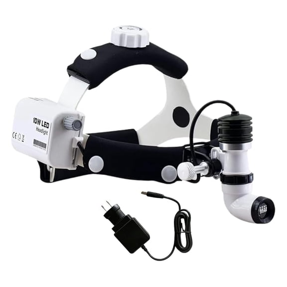 XYX 10 Watt ENT Surgical LED Headlight for Doctors Hospital and Multi Purpose - (Non-Adjustable Focus of Light)
