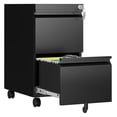 thumbnail image 1 of XYX 2 Drawer File Cabinet with Lock, Rolling File Cabinets for Home Office, Small Metal Filing Cabinet Office Drawers Under Desk for Letters/Legal/A4 Size, Assembly Required, 1 of 6
