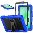 thumbnail image 1 of XYX for Samsung Galaxy Tab A9 Case 8.7 inch, 3in1 Heavy Duty Shockproof Tablet Cover with Stand, Shoulder Strap (2023, SM-X110/X115/X117), Blue, 1 of 7