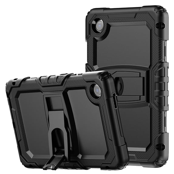 XYX For Lenovo Tab One 8.7 inch/Tab K9 2025 Case, 3in1 Heavy Duty Shockproof Tablet Case with Stand, Shoulder Strap, Black