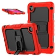thumbnail image 1 of XYX For Lenovo Tab One 8.7 inch/Tab K9 2025 Case, 3in1 Heavy Duty Shockproof Tablet Case with Stand, Shoulder Strap, Red, 1 of 7
