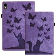 thumbnail image 1 of XYX Case for Lenovo Tab P11 Plus, Butterfly Cat Slim Folio Stand Cover for Lenovo Tab P11 11.0 inch 2020 Model (TB-J606F/J606X), Purple, 1 of 7