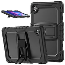 XYX For Lenovo Tab TB-311XU/K10C TB-311FU Case 10.1 inch, 3in1 Heavy Duty Shockproof Tablet Case with Stand, Shoulder Strap, Black