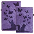 thumbnail image 1 of XYX Case for Realme Pad 10.4 inch, Butterfly Cat Slim Folio Stand Cover for Oppo Realme Pad 10.4 inch, Purple, 1 of 7