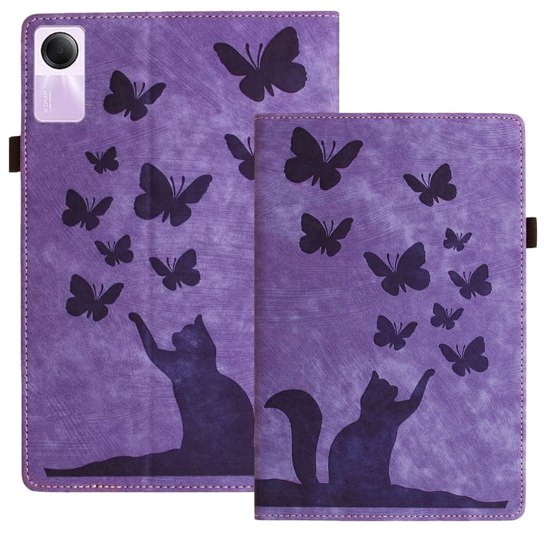 XYX Case for Redmi Pad SE 11 inch Released 2023, Butterfly Cat