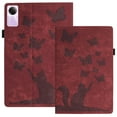 thumbnail image 1 of XYX Case for Redmi Pad SE 11 inch Released 2023, Butterfly Cat Slim Folio Stand Cover for Xiaomi Redmi Pad SE 11 inch, Red, 1 of 7