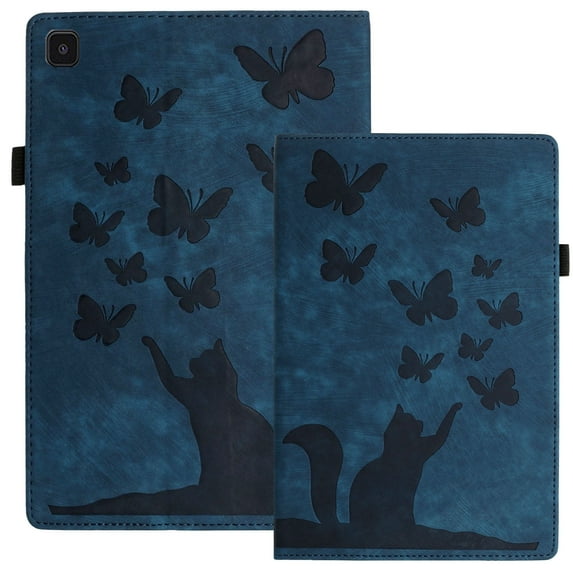 XYX Case for Samsung Galaxy Tab A7 Lite 8.7 inch 2021 Release SM-T220, Butterfly Cat Slim Folio Stand Cover for Galaxy Tab A7 Lite, Dark Blue