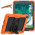 thumbnail image 1 of XYX For iPad 6th/5th Generation Case 9.7 inch 2018/2017, 3in1 Heavy Duty Shockproof Tablet Case with Stand, Shoulder Strap, Orange, 1 of 7