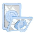 thumbnail image 1 of XYX Shockproof Tablet Case for iPad 9th 8th 7th Gen 10.2 inch 2021 2020 2019 with 360 Rotating Stand, Slim Lightweight Protective Case, Blue, 1 of 5