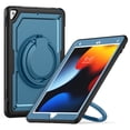thumbnail image 1 of XYX Case for iPad 9th 8th 7th Gen 10.2 inch 2021 2020 2019 with Rotating Stand, Shoulder Strap, 2in1 Shockproof Cover, Navy Blue, 1 of 7
