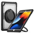 thumbnail image 1 of XYX Case for iPad 9th 8th 7th Gen 10.2 inch 2021 2020 2019 with Rotating Stand, Shoulder Strap, 2in1 Shockproof Cover, Transparent, 1 of 7