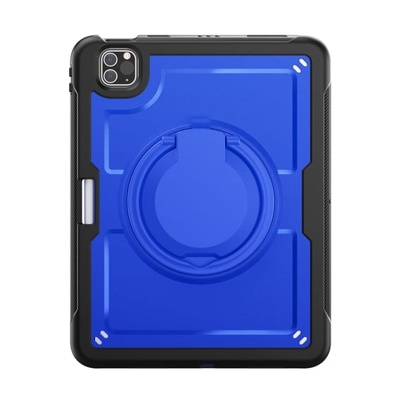 XYX Case for iPad Air 5th Generation/ iPad Air 4th Generation 10.9 inch with Rotating Stand, Shoulder Strap, 2in1 Shockproof Cover, Deep Blue