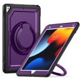 thumbnail image 1 of XYX Case for iPad Pro 10.5 Inch/ iPad Air 3rd Gen 2019 with Rotating Stand, Shoulder Strap, 2in1 Shockproof Cover, Purple, 1 of 7