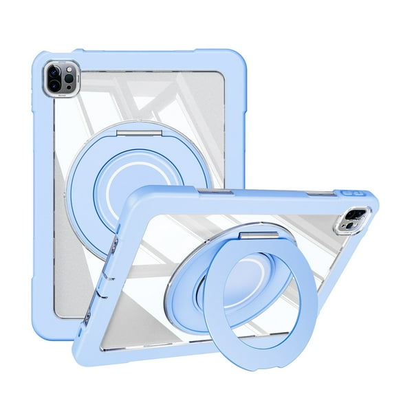 XYX Shockproof Tablet Case for iPad Pro 11 inch 4th/3rd/2nd Gen (2022/2021/2020) with 360 Rotating Stand, Slim Lightweight Protective Case, Blue