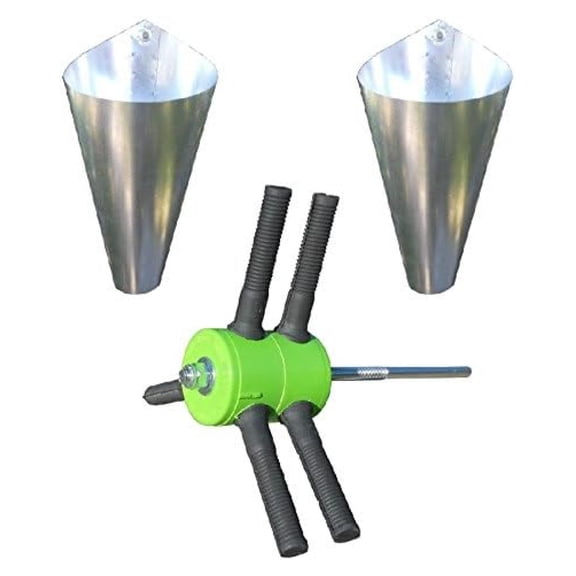 XYX Remover Two Medium Restraining Cones Chicken Poultry Processing