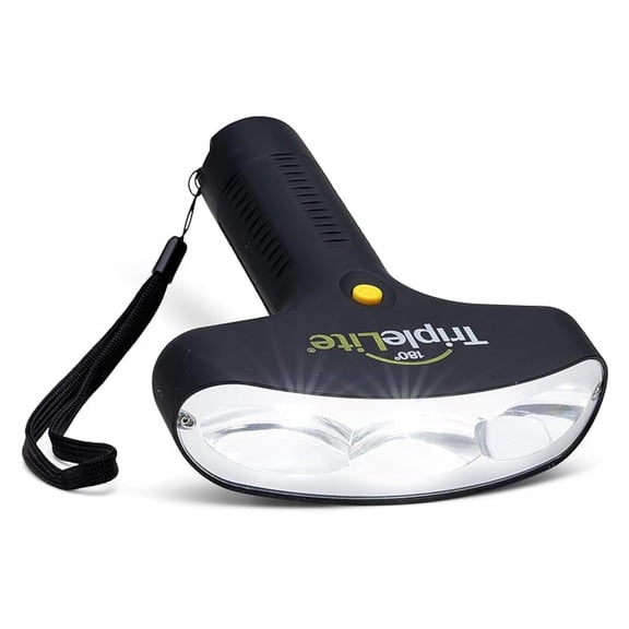 XYX TL800 Triple Light, LED Flashlight, Wide Angle Irradiation Light, 800 Lumens