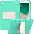 thumbnail image 1 of XYX Case for 10.2 inch iPad 9th/8th/7th Generation (2021/2020/2019), Dual Layer Slim Heavy Shockproof Rugged Protective Cover Case with Kickstand (Mint Green), 1 of 7