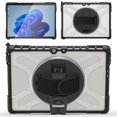 thumbnail image 1 of XYX Case for 13 inch Microsoft Surface Pro 8 (2021 Release), 360 Rotating Heavy Duty Shockproof Cover with Kickstand and Hand Strap (Transparent), 1 of 7