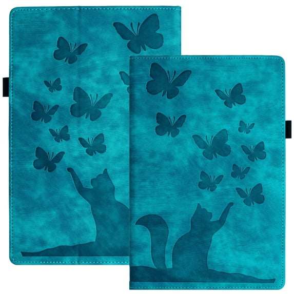 XYX Case for Kindle Paperwhite 5 (11th Generation, 2021 Release 6.8"), Butterfly Cat Slim Folio Stand Cover for Kindle Paperwhite (11th Generation), Light Blue
