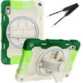 thumbnail image 1 of XYX 3in1 Rotating Stand Case for Lenovo Tab M9 9.0 inch 2023 Released TB-310FU with Hand/Shoulder Strap, Shockproof Rugged, Colorful Green, 1 of 7