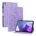 thumbnail image 1 of XYX for Lenovo Tab P11 Gen 2 11.5 2022 TB350FU Case, PU Leather Slim Folio with Multi-Angle Stand - Purple Lily Flower, 1 of 7