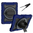 thumbnail image 1 of XYX 3in1 Rotating Stand Case for Microsoft Surface Go 3 2021/Surface Go 2 2020 10.5 inch with Hand/Shoulder Strap, Shockproof Rugged, Navy Blue, 1 of 7