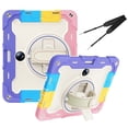 thumbnail image 1 of 3in1 Rotating Stand Case for Oppo Pad 2/OnePlus Pad 11.61 inch 2023 Release with Hand/Shoulder Strap, Shockproof Rugged, Pink, 1 of 7