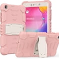 thumbnail image 1 of XYX Case for Samsung Galaxy Tab A 8.0 inch (SM-T290/SM-T295), Dual Layer Slim Heavy Shockproof Rugged Protective Cover Case with Kickstand (Cherry Pink), 1 of 7