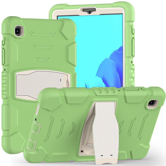 XYX Case for Samsung Galaxy Tab A7 Lite 8.7 inch (SM-T220/SM-T225), Dual Layer Slim Heavy Shockproof Rugged Protective Cover Case with Kickstand (Matcha Green)