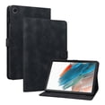 thumbnail image 1 of XYX for Samsung Galaxy Tab A8 10.5 Inch 2021 Release SM-X200 SM-X205 Case, PU Leather Slim Folio with Multi-Angle Stand - Black Lily Flower, 1 of 7