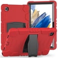 thumbnail image 1 of XYX Case for Samsung Galaxy Tab A8 10.5 inch (SM-X200/SM-X205), Dual Layer Slim Heavy Shockproof Rugged Protective Cover Case with Kickstand (Red Black), 1 of 7