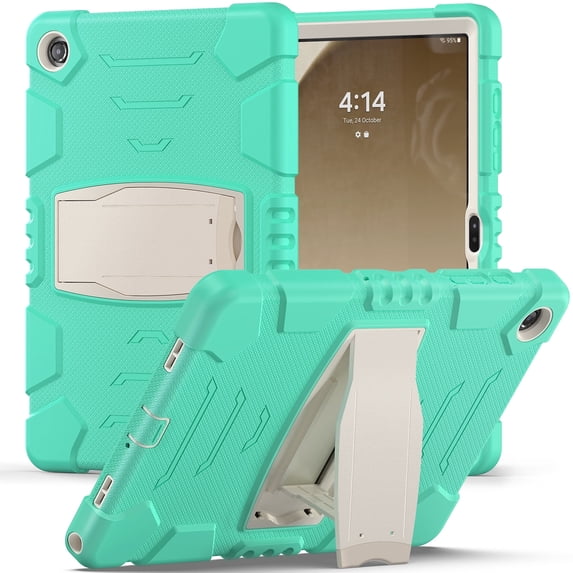 XYX Case for Samsung Galaxy Tab A9+ 11.0 inch (SM-X210/SM-X215/SM-X216), Dual Layer Slim Heavy Shockproof Rugged Protective Cover Case with Kickstand (Mint Green)