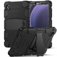 thumbnail image 1 of XYX Case for Samsung Galaxy Tab A9 8.7 inch (SM-X110/SM-X115), Dual Layer Slim Heavy Shockproof Rugged Protective Cover Case with Kickstand (Black), 1 of 7