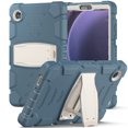 thumbnail image 1 of XYX Case for Samsung Galaxy Tab A9 8.7 inch (SM-X110/SM-X115), Dual Layer Slim Heavy Shockproof Rugged Protective Cover Case with Kickstand (Cornflower Blue), 1 of 7