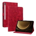 thumbnail image 1 of XYX for Samsung Galaxy Tab S10+/Tab S9 FE+/Tab S9+ Plus Case, PU Leather Slim Folio with Multi-Angle Stand - Red Lily Flower, 1 of 7