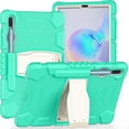 thumbnail image 1 of XYX Case for Samsung Galaxy Tab S6 10.5 inch (SM-T860/SM-T865), Dual Layer Slim Heavy Shockproof Rugged Protective Cover Case with Kickstand (Mint Green), 1 of 7