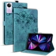 thumbnail image 1 of XYX Case for Xiaomi Redmi Pad SE 11.0 inch 2023 Released, Cherry Blossom Cat PU Leather Folio Stand Magnetic Shockproof Protective Cover (Green), 1 of 7