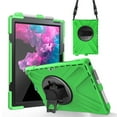 thumbnail image 1 of XYX Case for 12.3 inch Microsoft Surface Pro 7 Plus/Pro 7/Pro 6/Pro 5/Pro 4 with 360 Degree Rotating, Hand Strap, Shoulder Strap, Green, 1 of 7