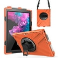 thumbnail image 1 of XYX Case for 12.3 inch Microsoft Surface Pro 7 Plus/Pro 7/Pro 6/Pro 5/Pro 4 with 360 Degree Rotating, Hand Strap, Shoulder Strap, Orange, 1 of 7