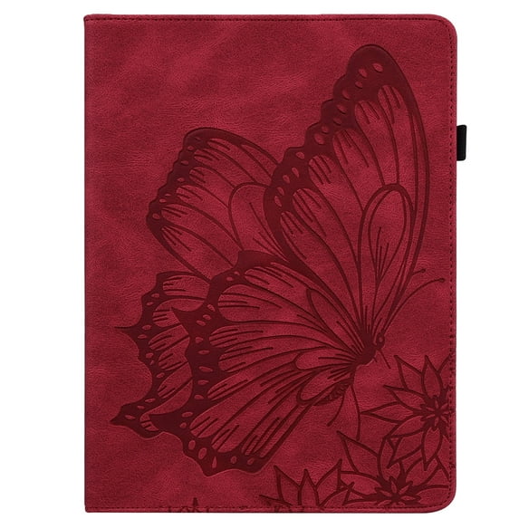 XYX Case for 6.8 inch Kindle Paperwhite (11th Generation-2021/2023/2024), Retro Butterfly Slim Folio Stand Cover (Red)
