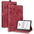 thumbnail image 1 of XYX Case for Kindle Scribe 10.2 inch 2024/2022 Release, Cherry Blossom Cat PU Leather Folio Stand Magnetic Shockproof Protective Cover (Red), 1 of 7