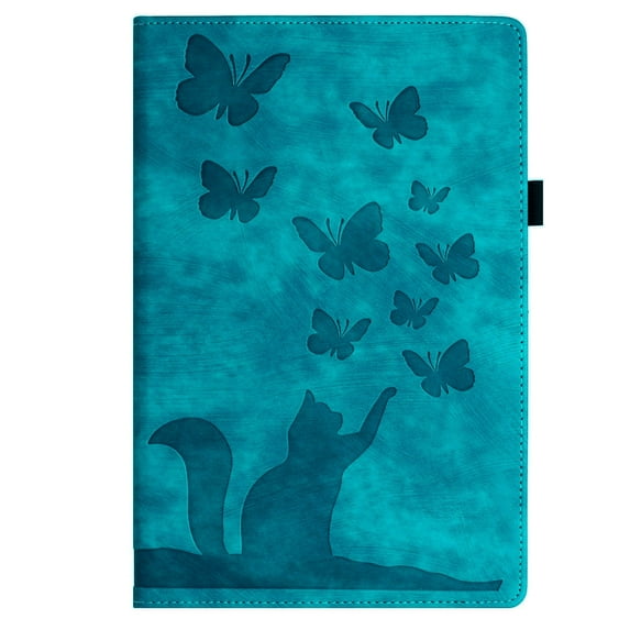 XYX Case for Lenovo Tab M11 11 inch (TB-330FU/TB-330XU), Butterfly Cat Slim Folio Stand Cover for Lenovo Tab M11, Light Blue