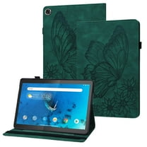 XYX Case for Lenovo Tab M8 4th Gen 8.0 inch 2023 TB-300FU/TB-300XU, Retro Butterfly Slim Folio Stand Cover (Green)