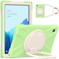 thumbnail image 1 of XYX Tablet Case for Samsung Galaxy Tab A7 10.4 inch, 360 Degree Rotating Hand Grip Shockproof Cover with Shoulder Strap, Matcha Green, 1 of 7