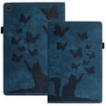 thumbnail image 1 of XYX Case for Samsung Galaxy Tab A8 10.5 inch 2021 Release SM-X200, Butterfly Cat Slim Folio Stand Cover for Galaxy Tab A8, Dark Blue, 1 of 7